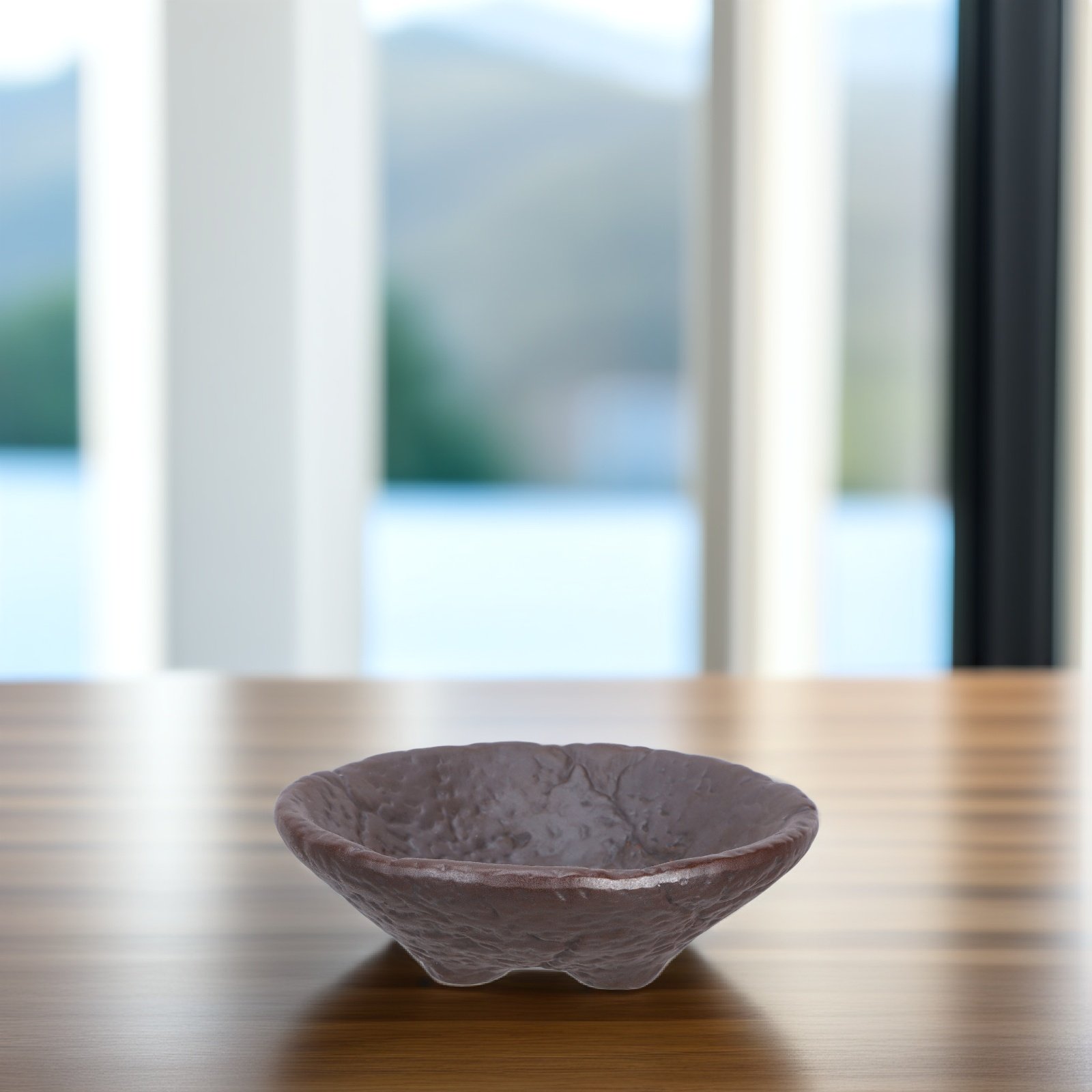 Bonsai Garden Desk - Round Ceramic Bonsai Pot Handmade Japanese
