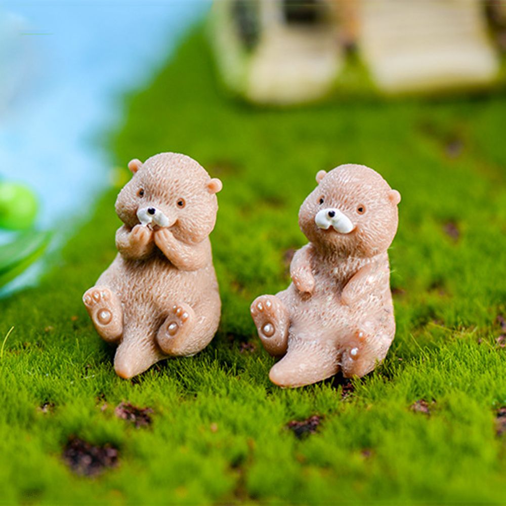 Bonsai Garden Europe - Otters Figurine Mini Home Decor Fairy