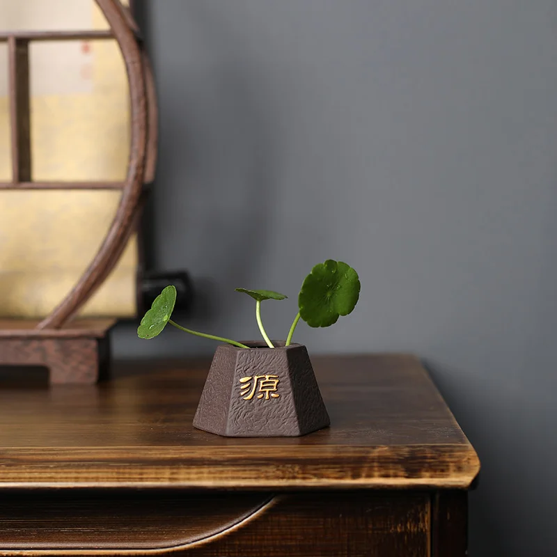 Creative Purple Clay Tea Pet F - Bonsai Garden Pot 评论和价格