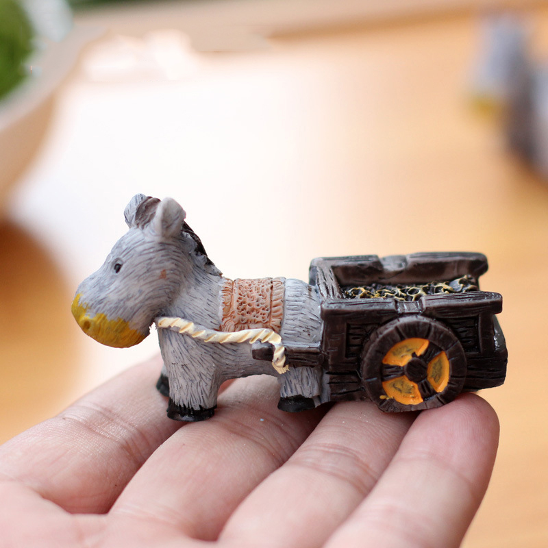 Animal Figurines Mini Donkey P - Japan Bonsai Garden 评论和价格