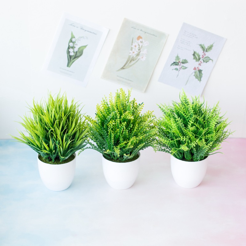 1pc Green Artificial Plants Pl - Bonsai Garden Desk 评论和价格