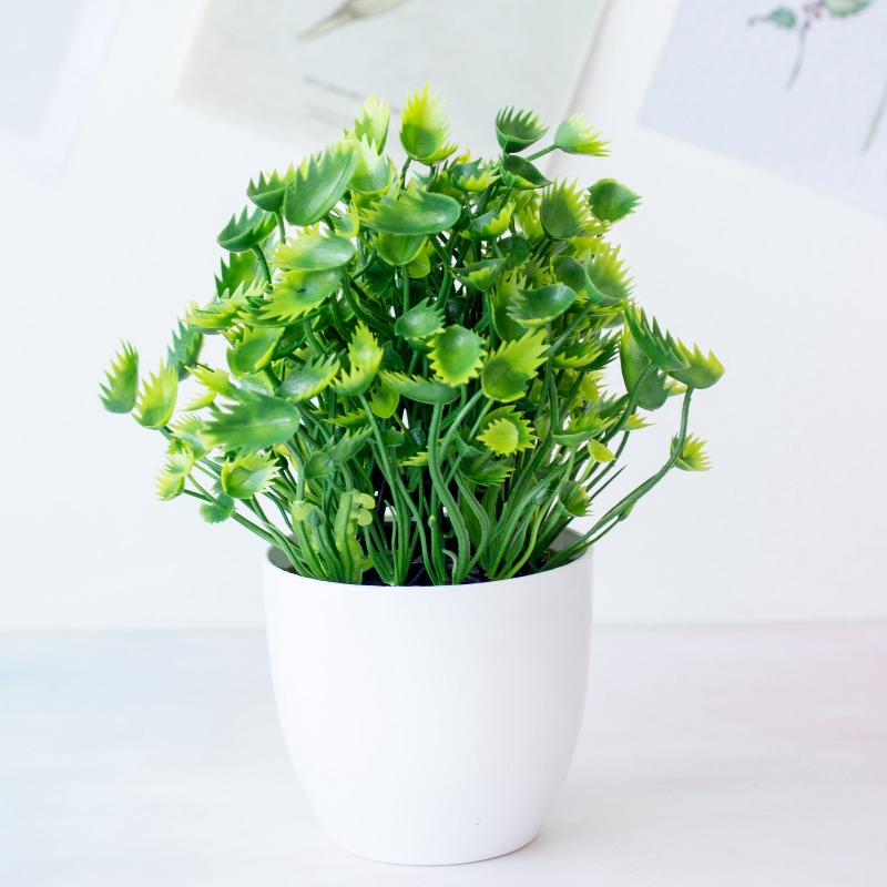 1pc Green Artificial Plants Pl - Bonsai Garden Desk 评论和价格