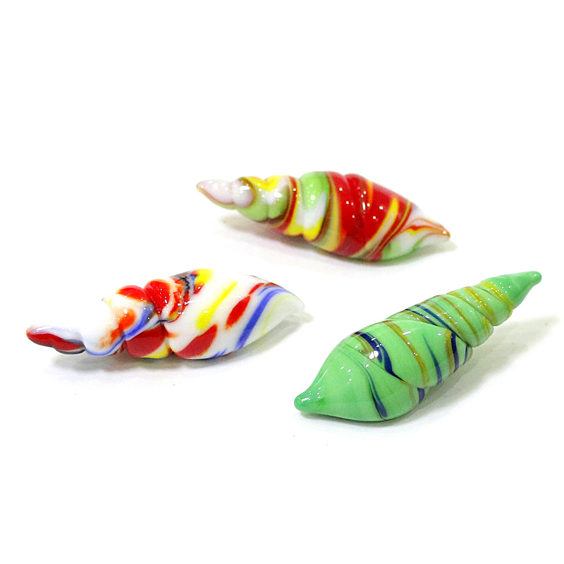 Cute Mini Glass Shell Conch Or - Bonsai Garden Europe 评论和价格