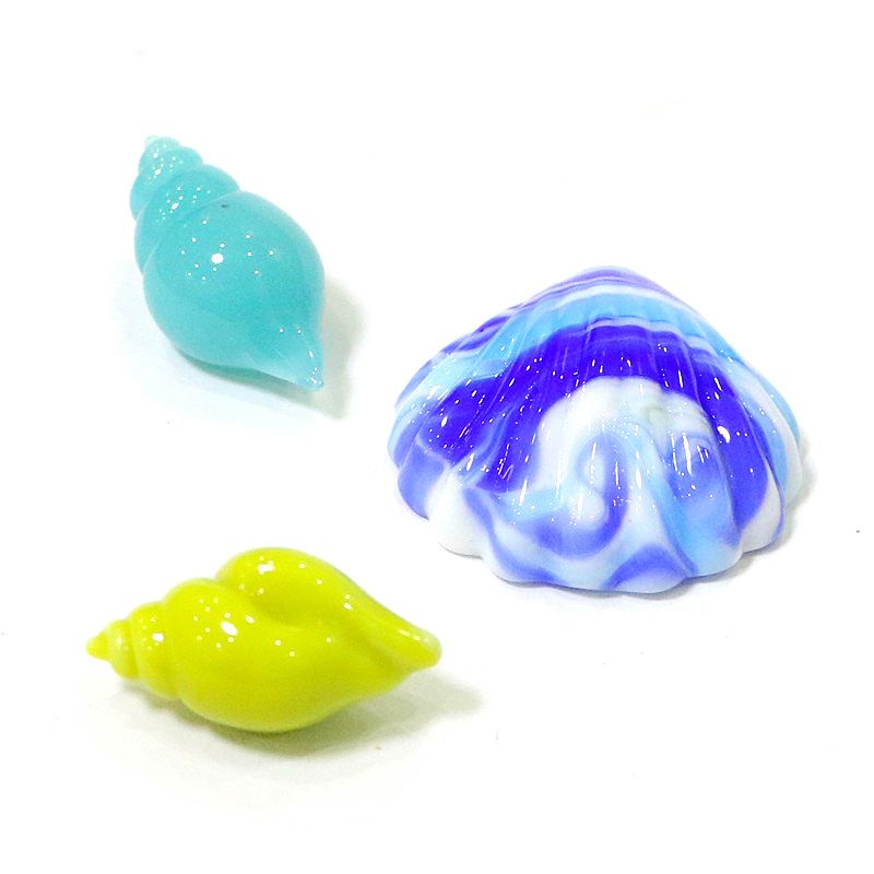 Cute Mini Glass Shell Conch Or - Bonsai Garden Europe 评论和价格