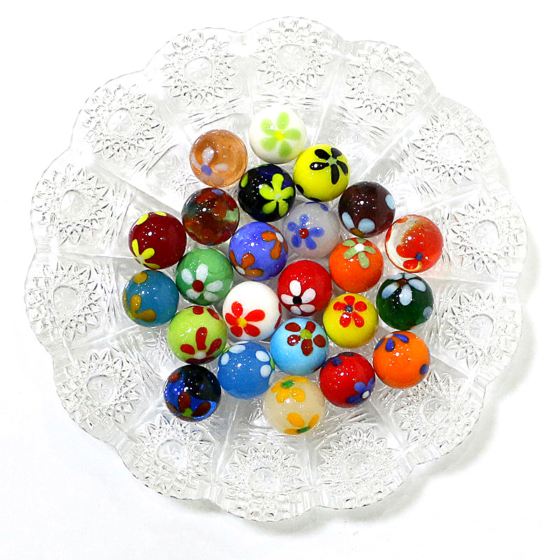 6pcs 16mm Colorful Rare Glass  - Bonsai Garden Europe 评论和价格