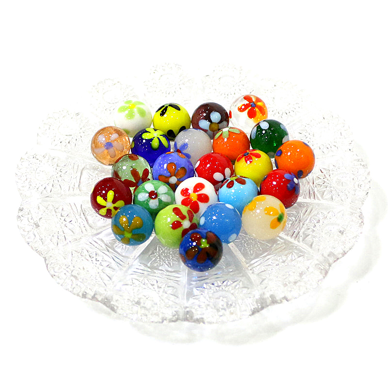 6pcs 16mm Colorful Rare Glass  - Bonsai Garden Europe 评论和价格
