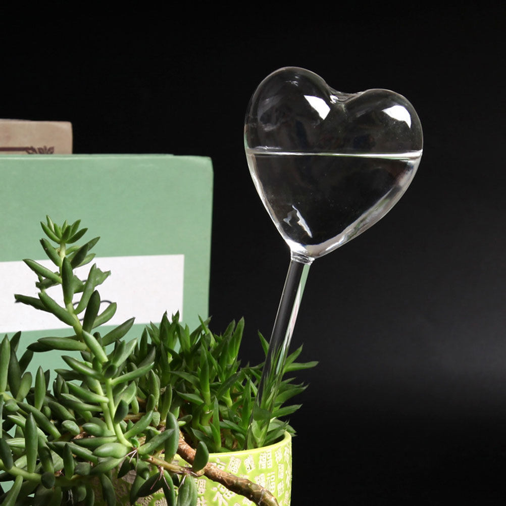 3Pcs Heart Shaped Glass Self W - Bonsai Garden Pot 评论和价格