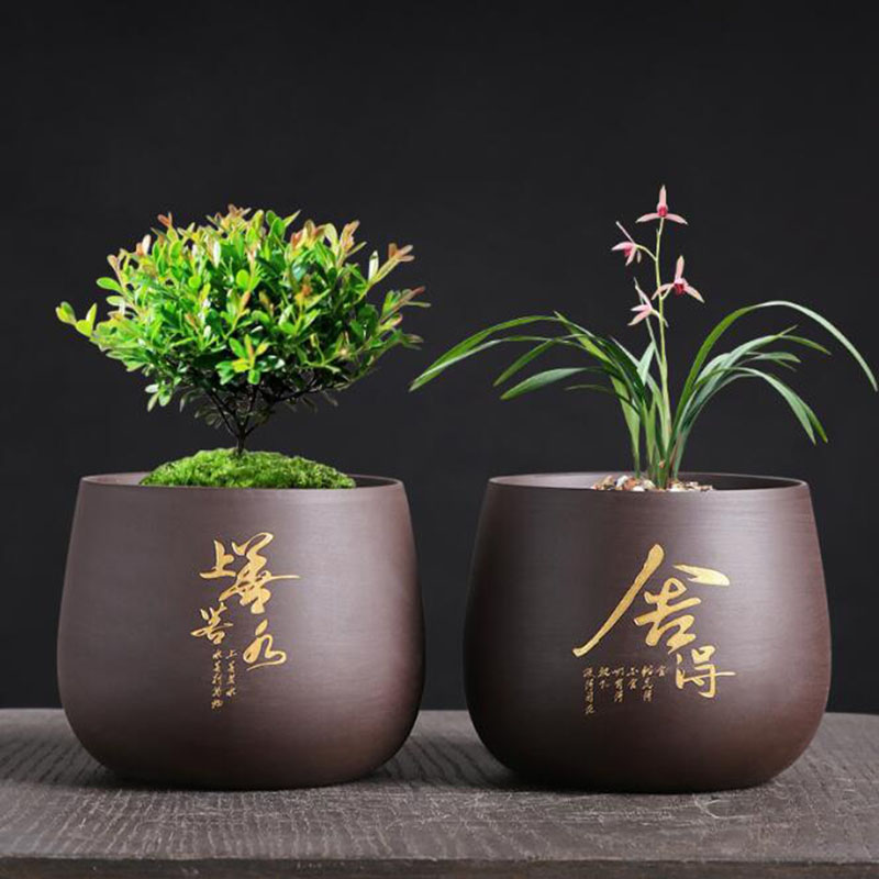 Chinese Style Purple Clay Flow - Bonsai Garden Europe 评论和价格