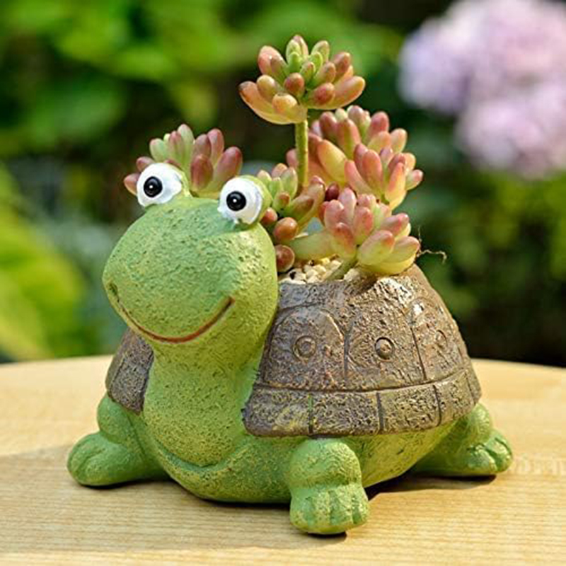 Cute Turtle Planter Succulent  - Bonsai Garden Desk 评论和价格