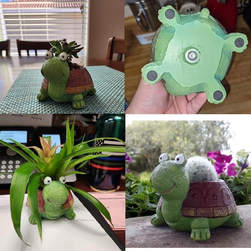 Cute Turtle Planter Succulent  - Bonsai Garden Desk 评论和价格
