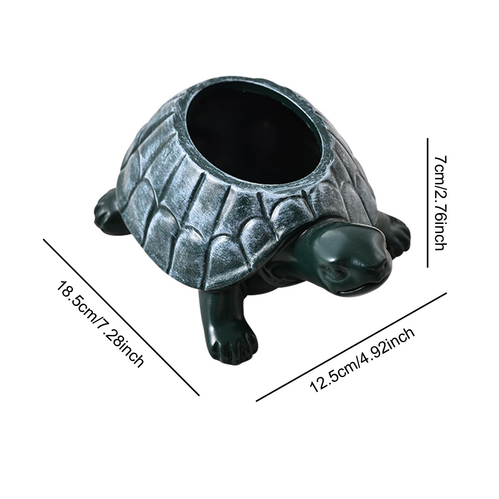 Turtle Planter Flower Pot Coll - Bonsai Garden And Cafe 评论和价格