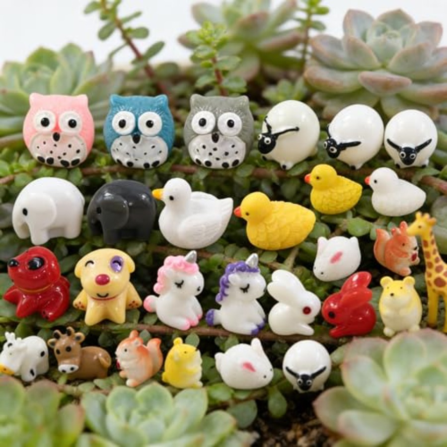 74 Pieces Mini Animals Miniatu - Japan Bonsai Garden 评论和价格