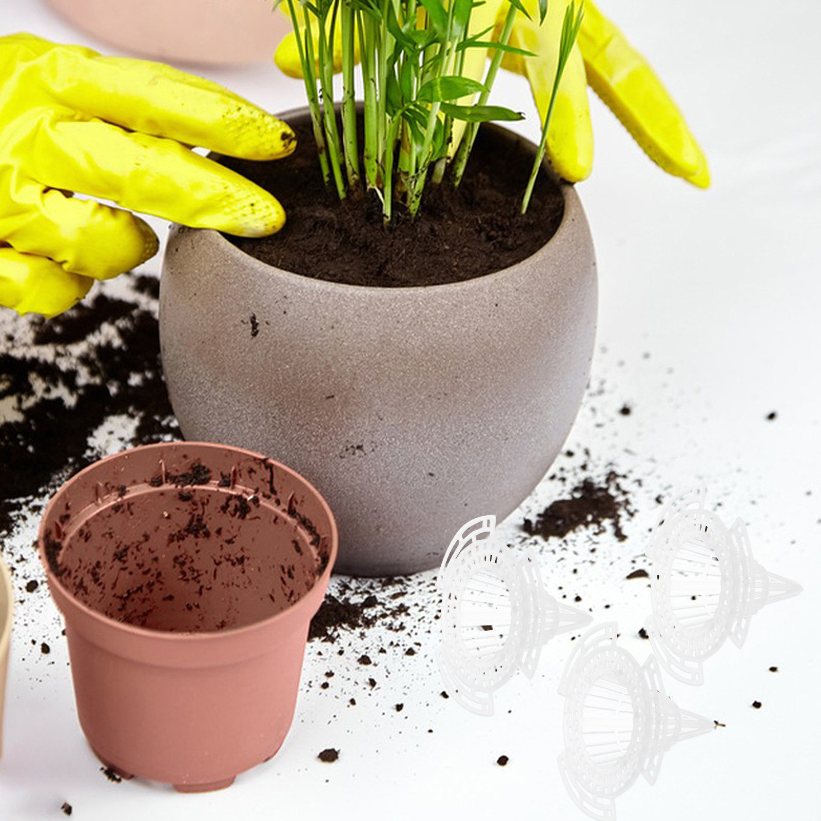 20Pcs Flower Pot Breathable Co - Bonsai Garden Pot 评论和价格