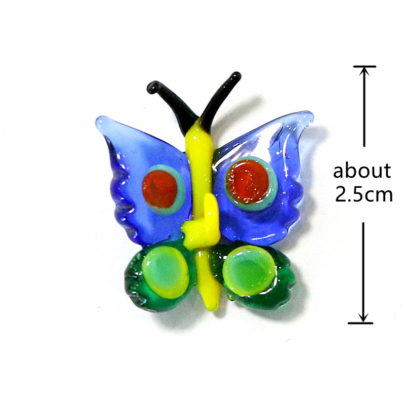 Mini Glass Butterfly Pendant C - Bonsai Garden Europe 评论和价格