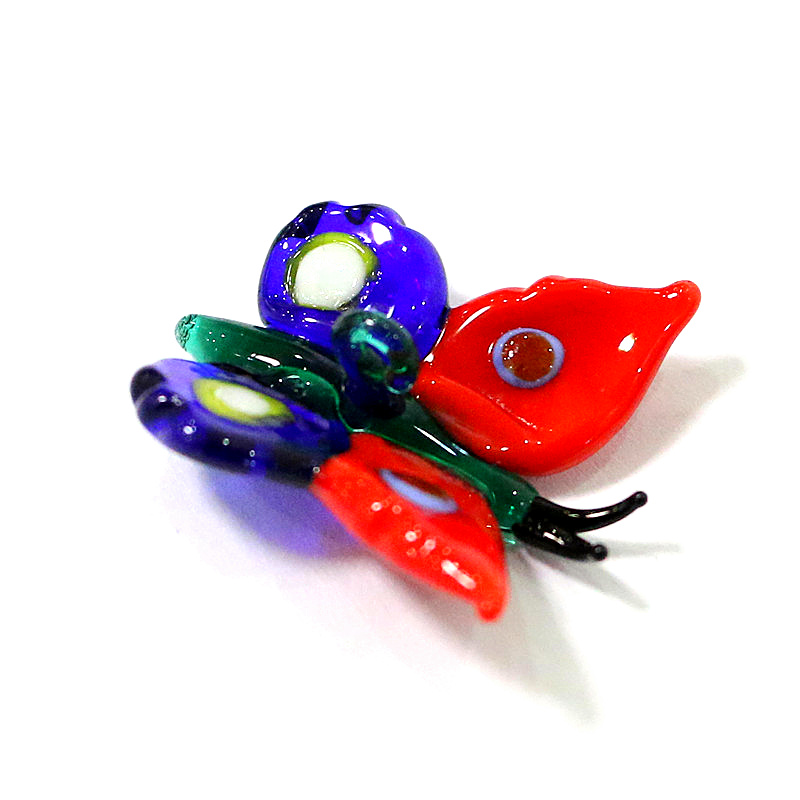 Mini Glass Butterfly Pendant C - Bonsai Garden Europe 评论和价格