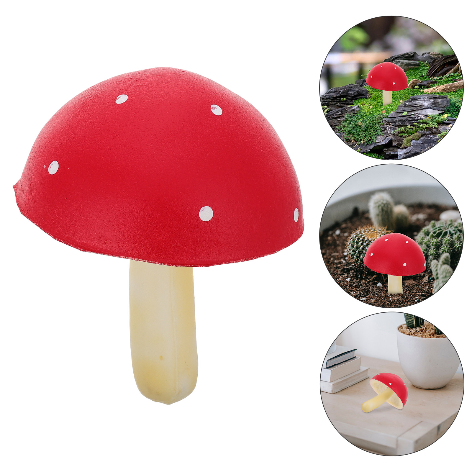 Vivid Realistic Mushroom Decor - Bonsai Garden And Cafe 评论和价格