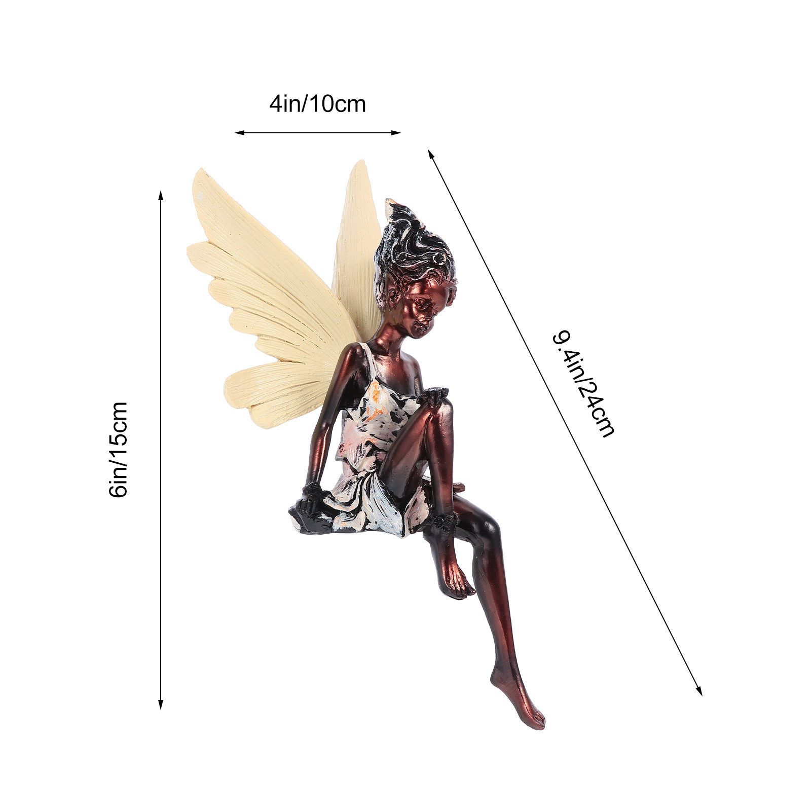 Creative Resin Fairy Statue fo - Bonsai Garden Desk 评论和价格