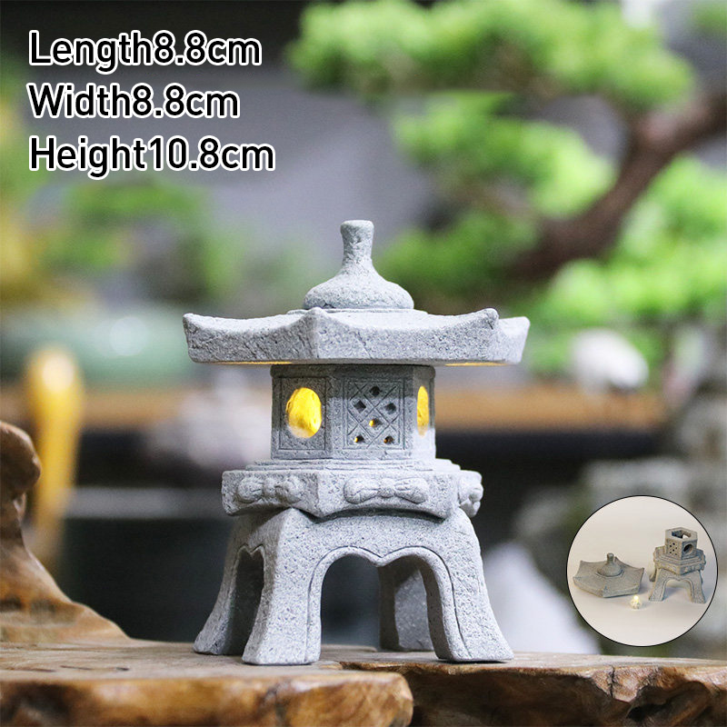 Vintage Zen Miniature Sand Sto - Japan Bonsai Garden 评论和价格