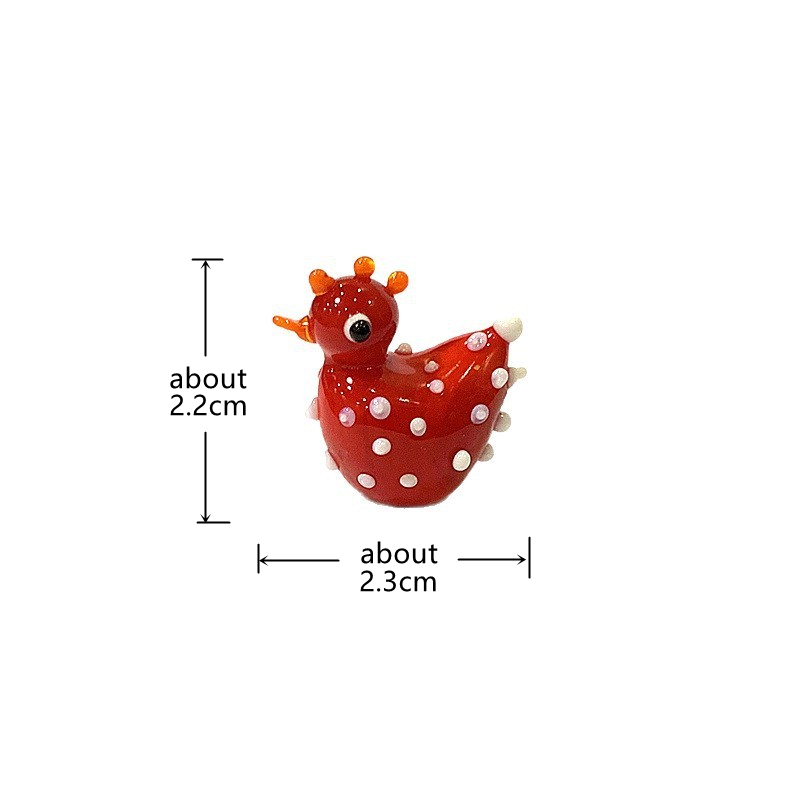 2PCS Handmade Cute Glass Chick - Japan Bonsai Garden 评论和价格