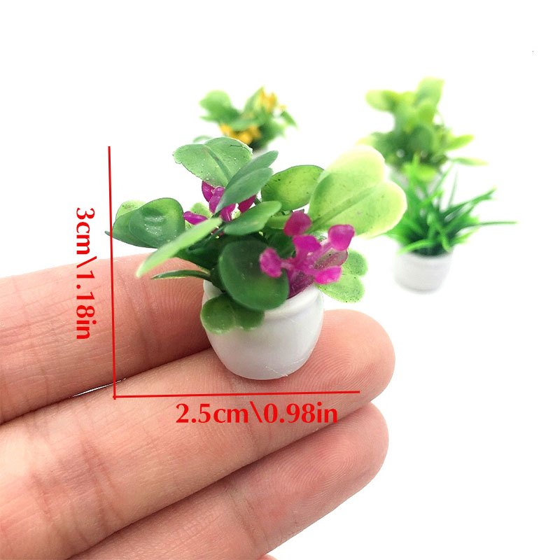 Dollhouse Plant, Miniature Bon - Bonsai Garden Pot 评论和价格