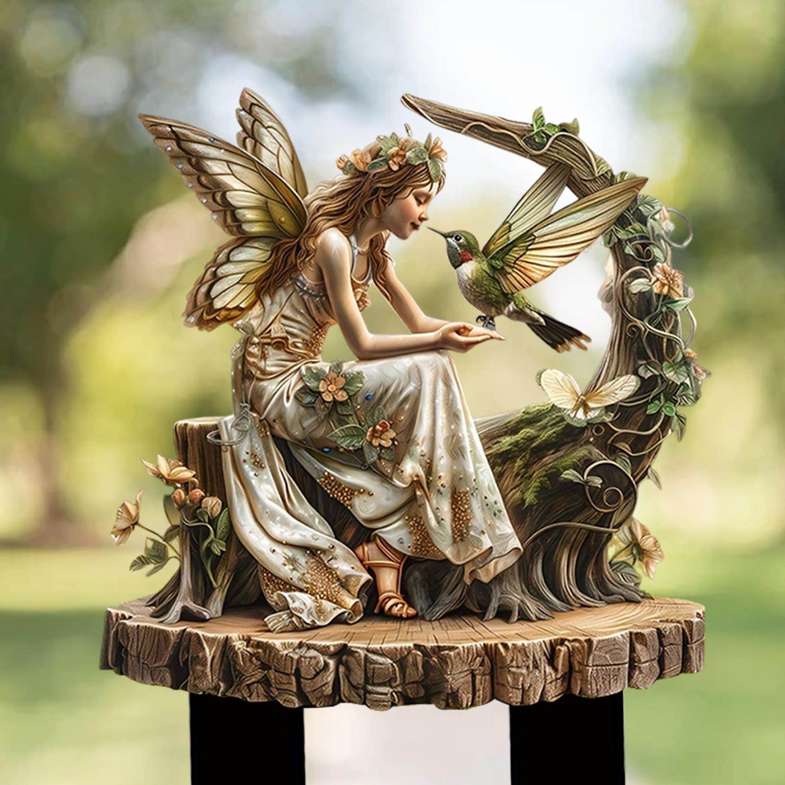 Fairy Decorative Garden Stake  - Bonsai Garden Pot 评论和价格