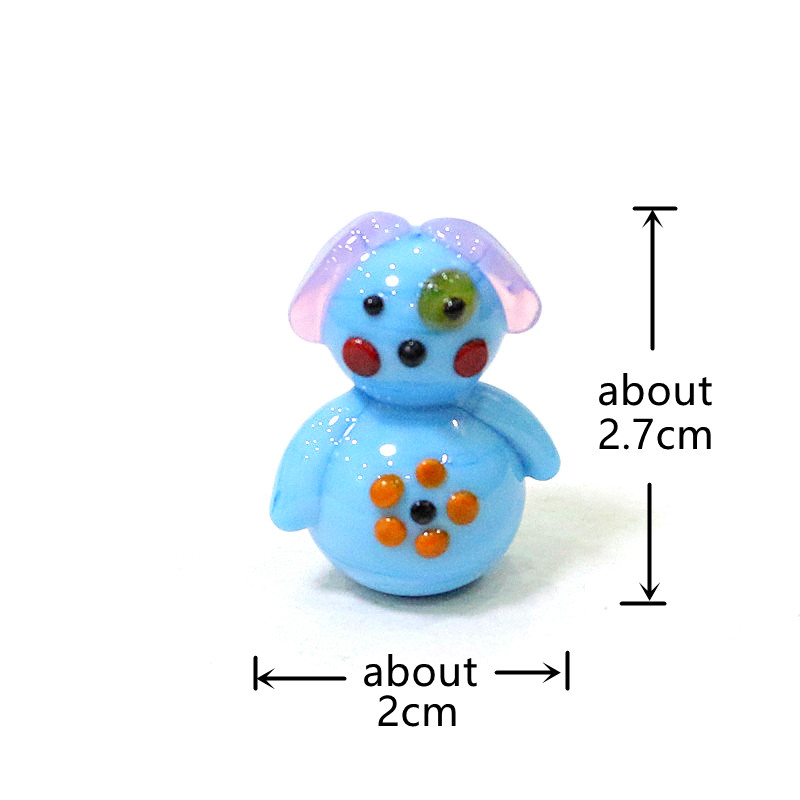 Cute Handmade Mini Glass Dog F - Japan Bonsai Garden 评论和价格