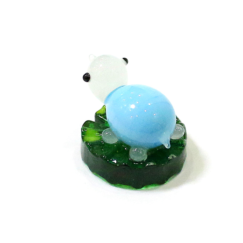 2pcs Colorful Mini Turtle Stat - Japan Bonsai Garden 评论和价格