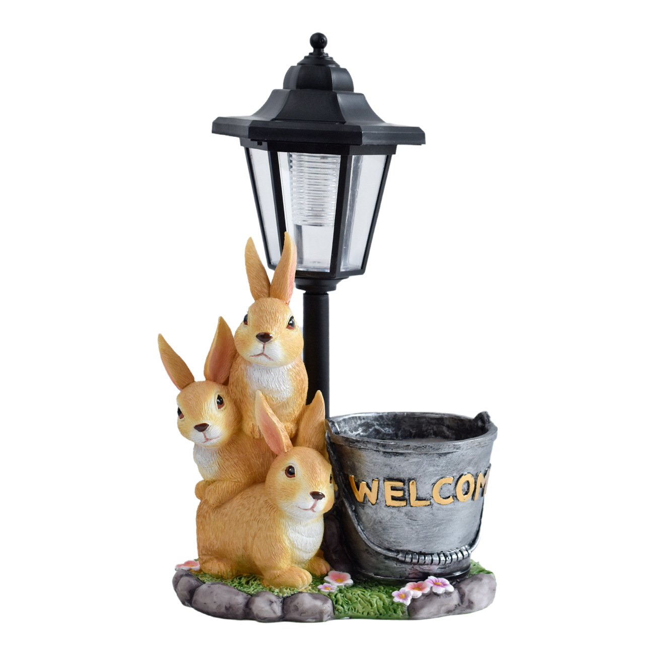 New rabbit solar garden light  - Bonsai Garden Pot 评论和价格