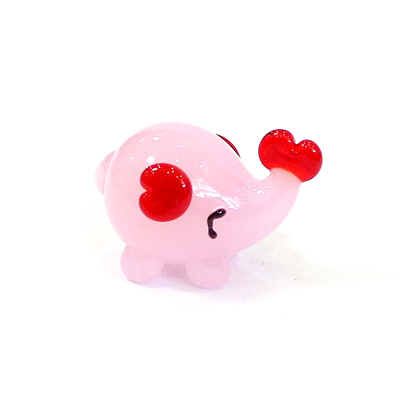 Cute Mini Glass Elephant Figur - Japan Bonsai Garden 评论和价格